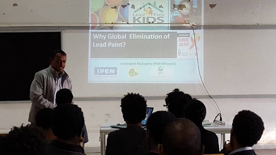 African Lead Paint Elimination Project at Addis Ababa University December 2015